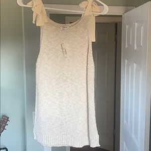 *new* Madewell knit tank with bows
